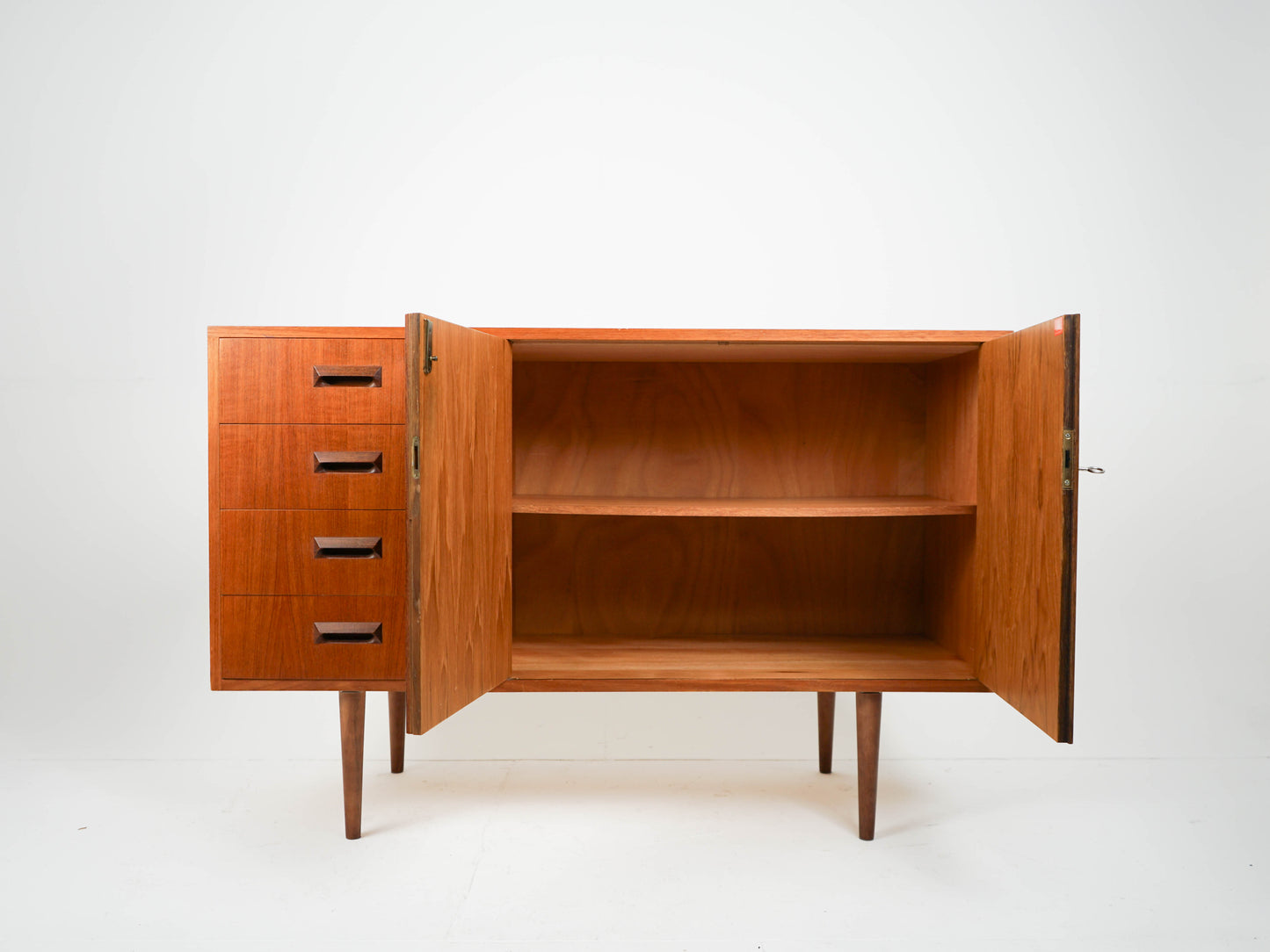 Teak Sideboard Kommode Anrichte Vintage 60er Mid Century