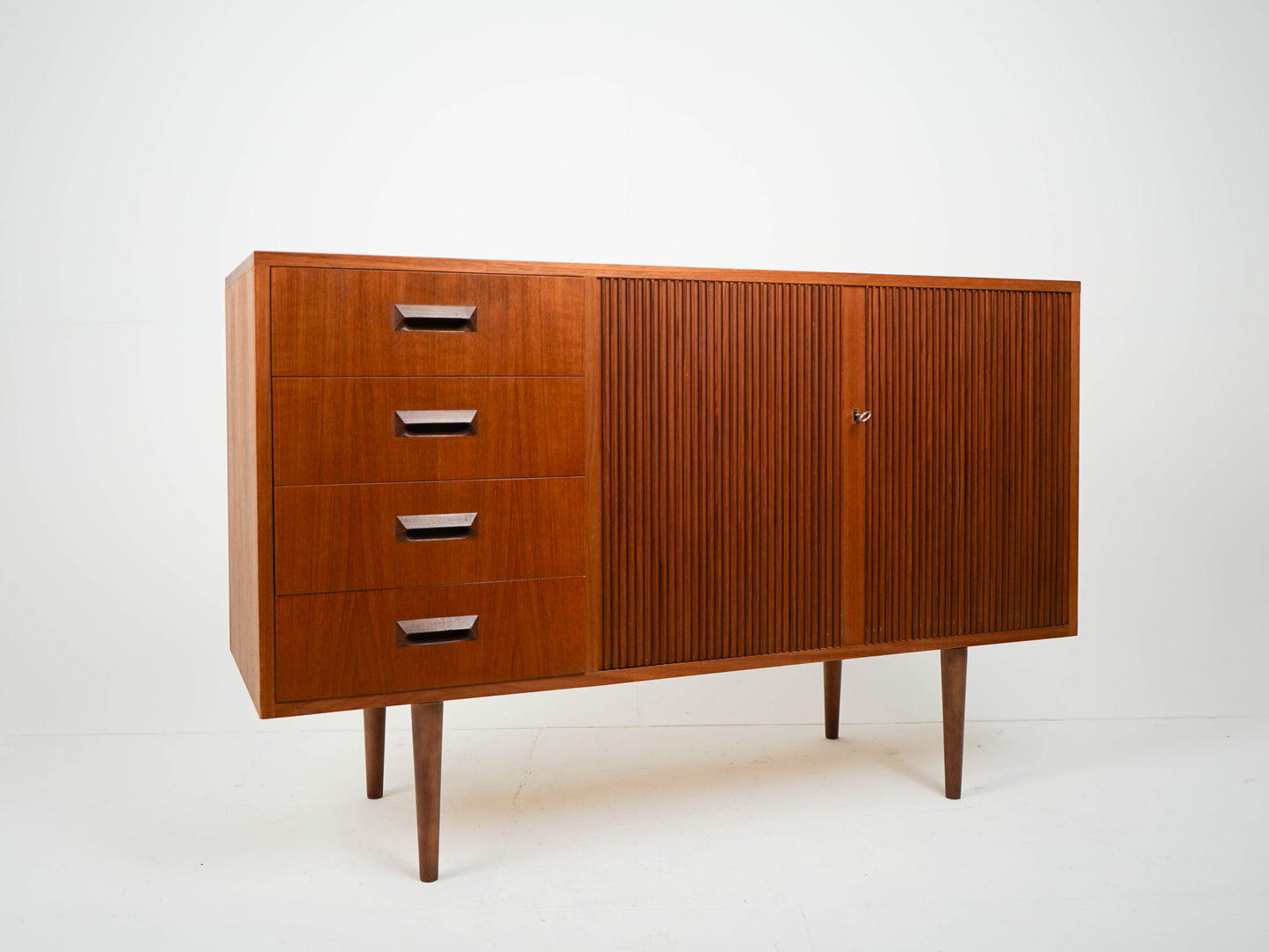 Teak Sideboard Kommode Anrichte Vintage 60er Mid Century