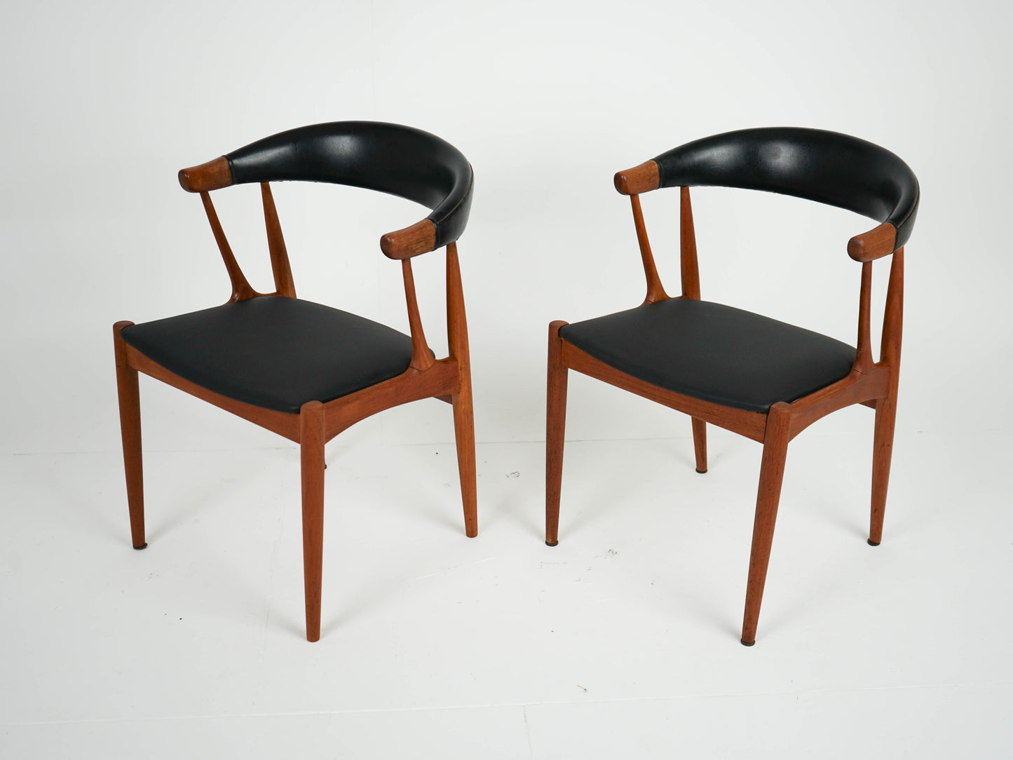 1v2 Teak Stuhl Johannes Andersen Mid Century Retro
