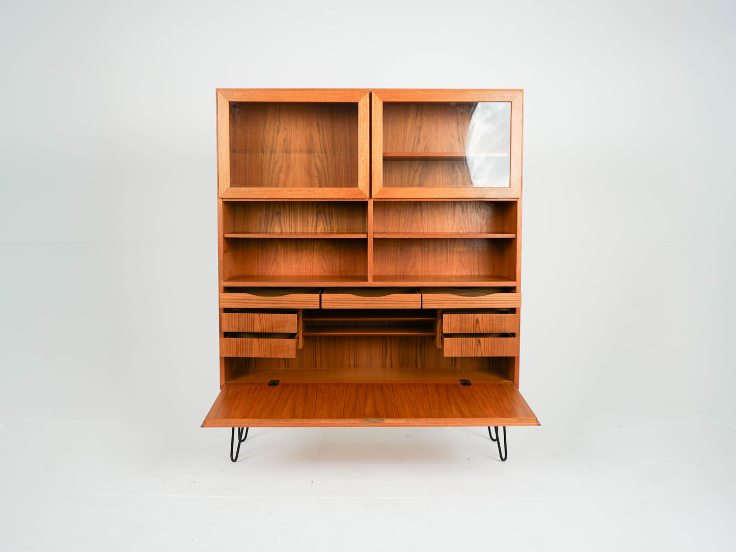 Teak Regal Bücherregal Vintage 60er Mid Century Retro Dänisch