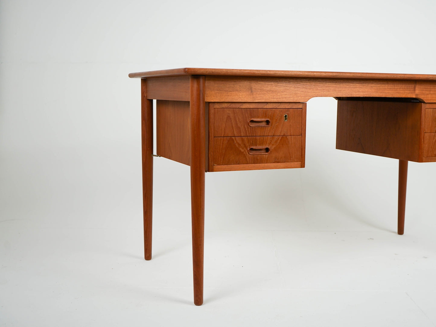 Teak Schreibtisch Dänisch Vintage 60er Mid Century