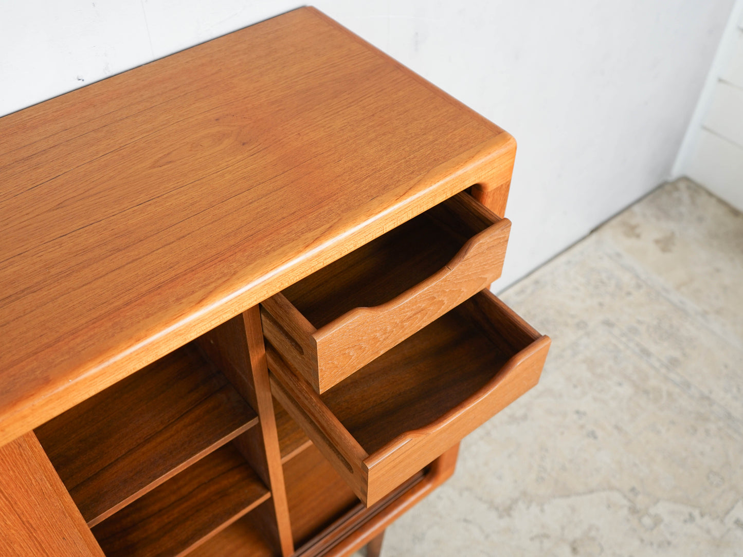 Teak Sideboard Kommode Anrichte Dänisch Vintage 60er Mid Century