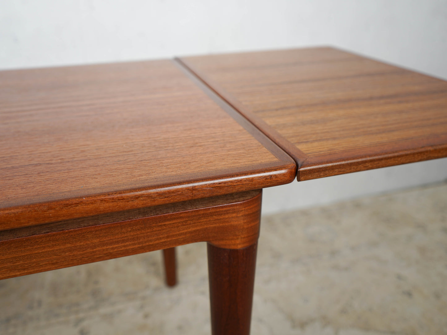 Teak Tisch Couchtisch ausziehbar Dänisch Vintage 60er Mid Century
