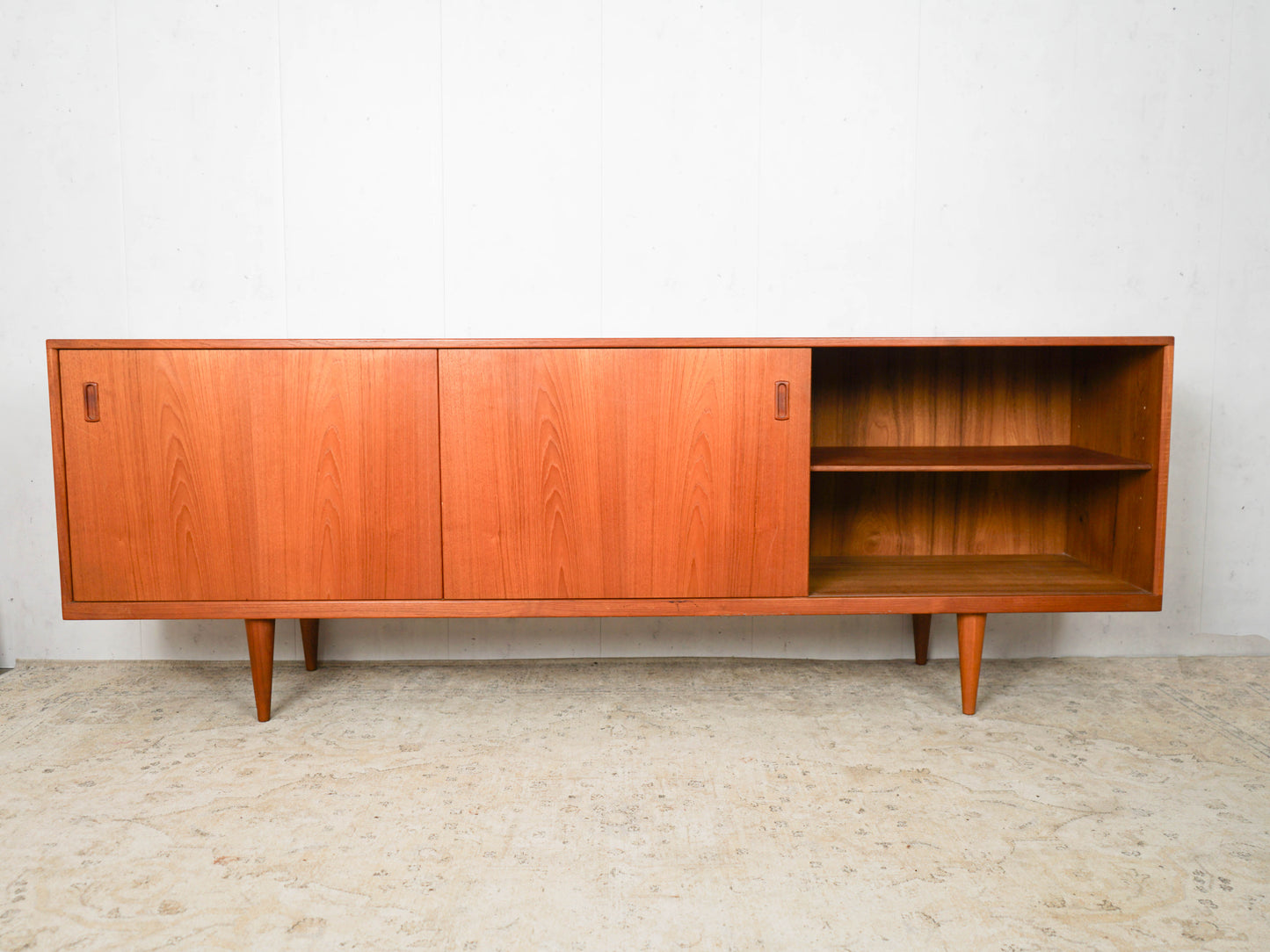 Teak Sideboard Anrichte Dänisch Vintage 60er Mid Century