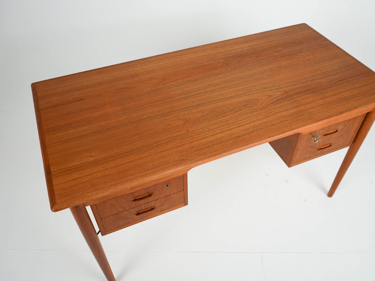 Teak Schreibtisch Dänisch Vintage 60er Mid Century