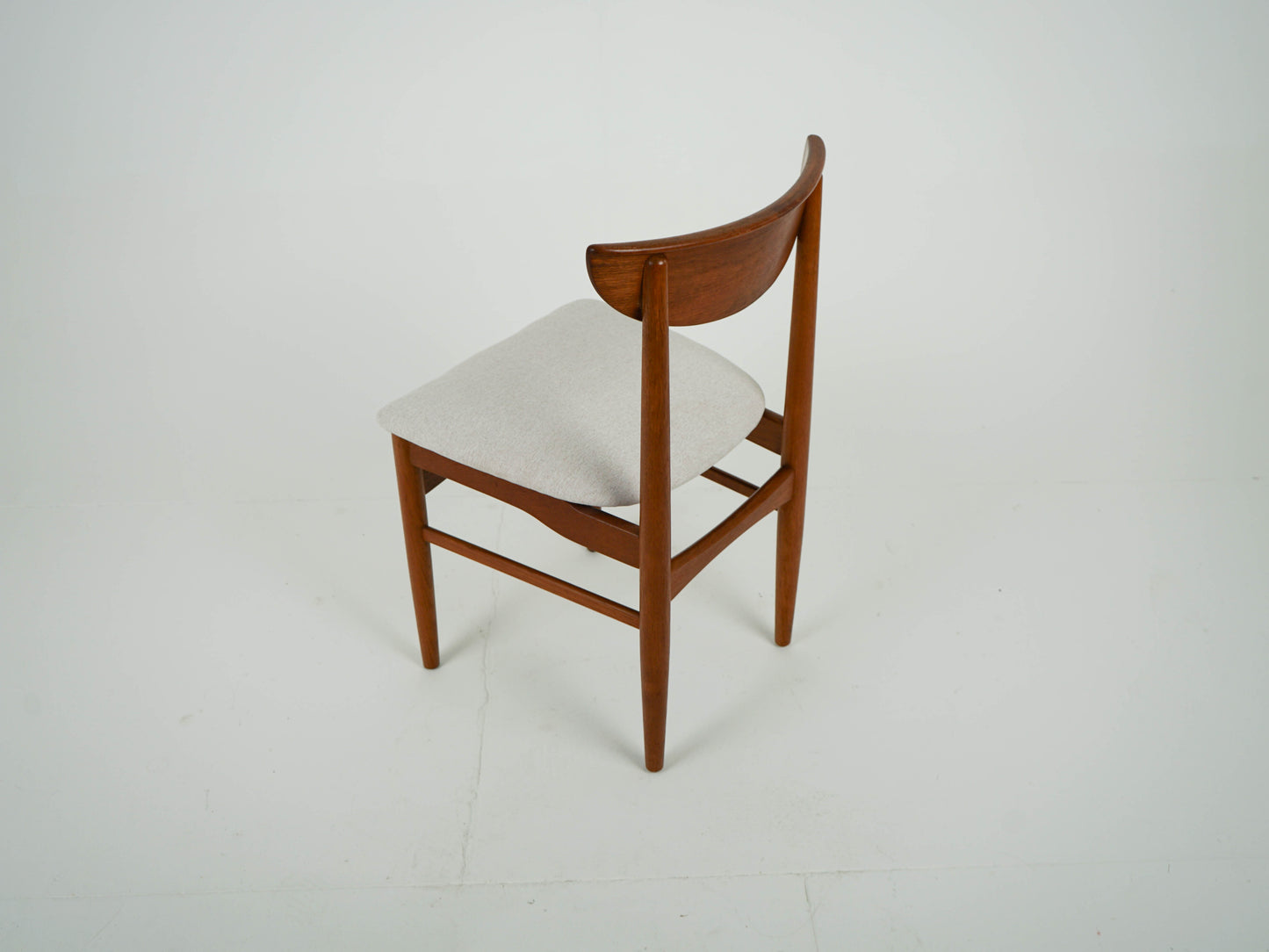 SET 4x Teak Stuhl Esszimmerstuhl Neubezug Vintage 60er Mid Century