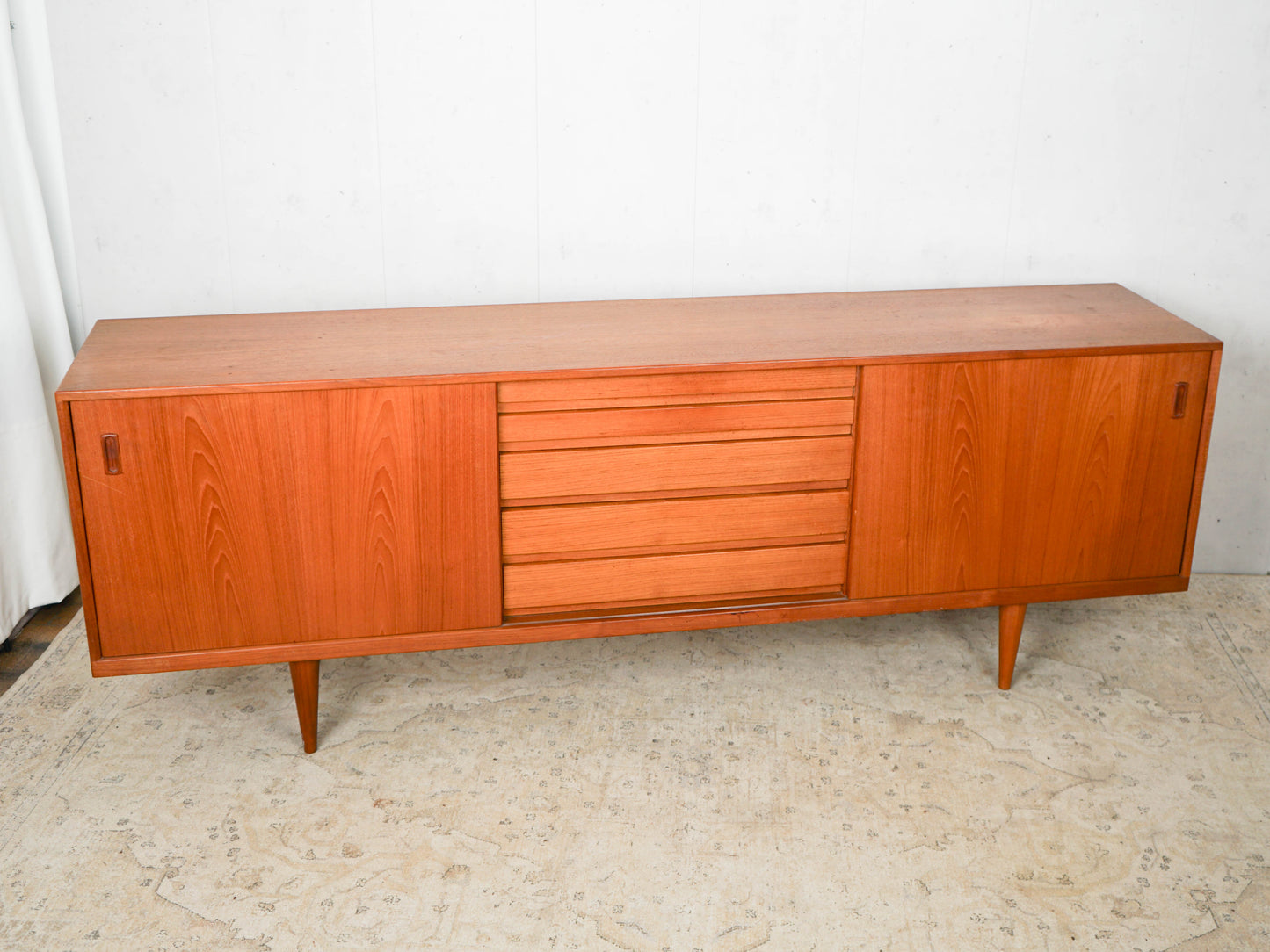 Teak Sideboard Anrichte Dänisch Vintage 60er Mid Century