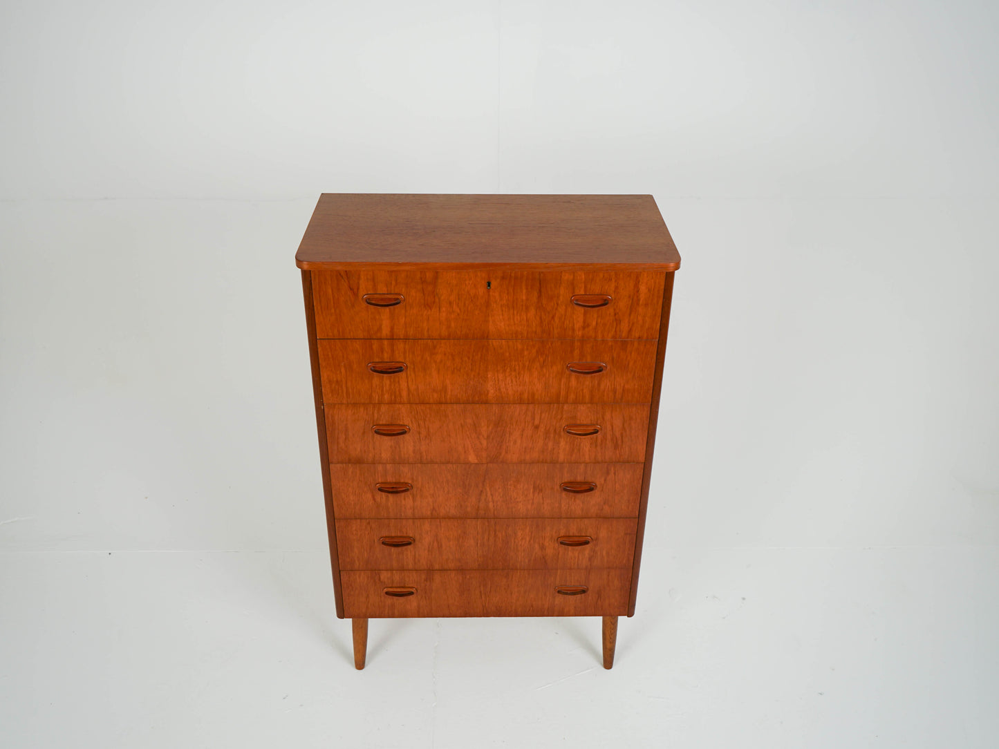 Vintage Teak Kommode Tallboy Anrichte Mid Century