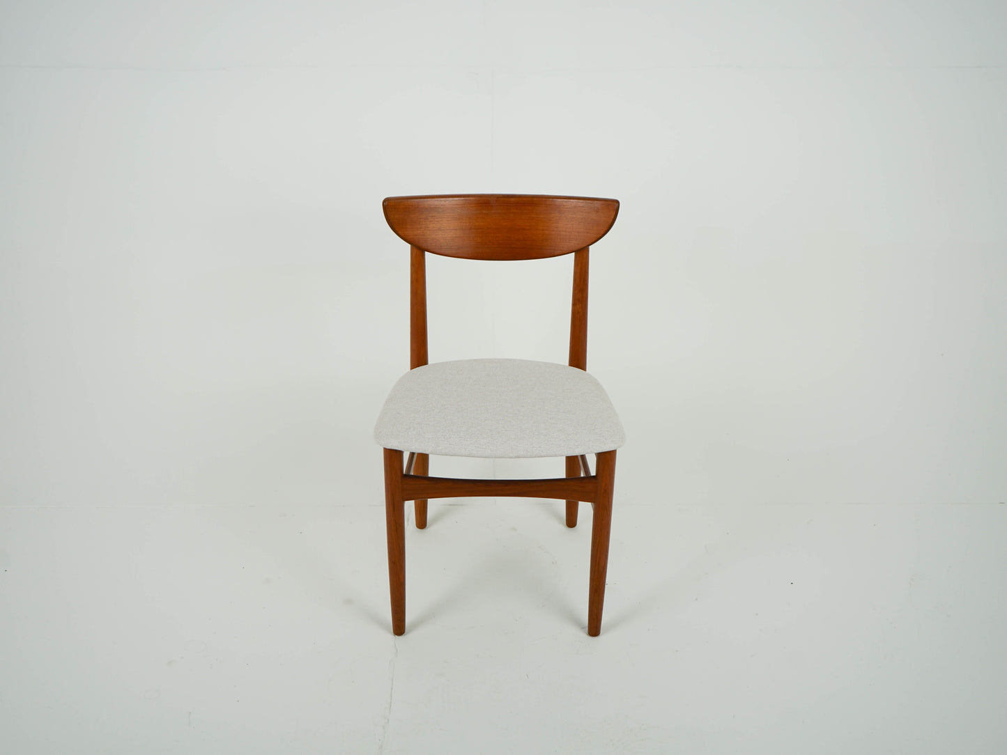 SET 4x Teak Stuhl Esszimmerstuhl Neubezug Vintage 60er Mid Century