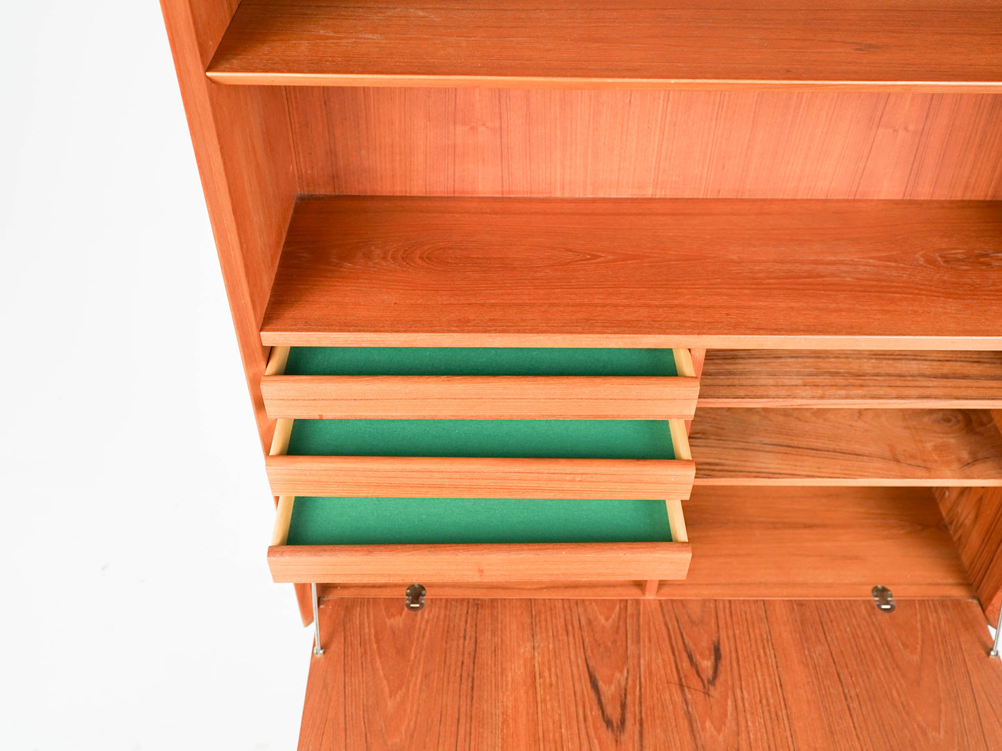 Teak Regal Anrichte Vinyl Vintage Mid Century