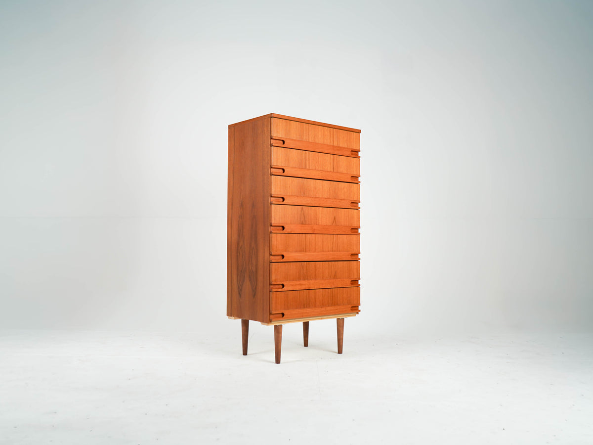 Vintage Teak Kommode Tallboy Anrichte Mid Century