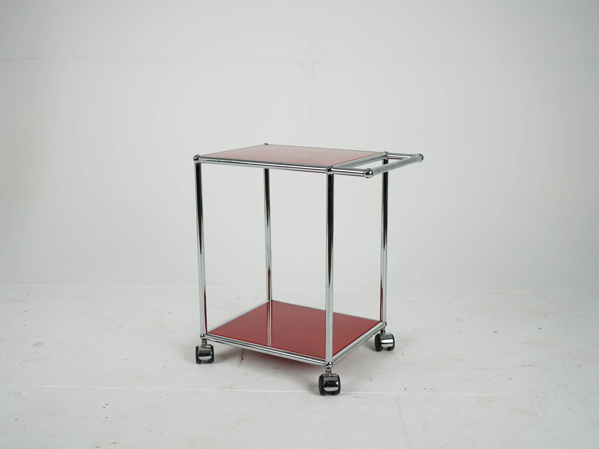 USM Haller Barwagen Rubinrot used