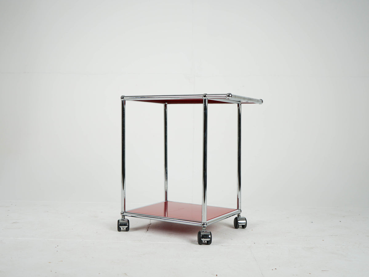 USM Haller Barwagen Rubinrot used