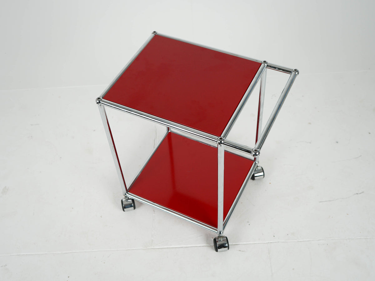 USM Haller Barwagen Rubinrot used