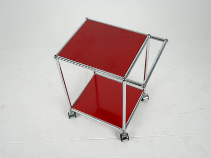 USM Haller Barwagen Rubinrot used