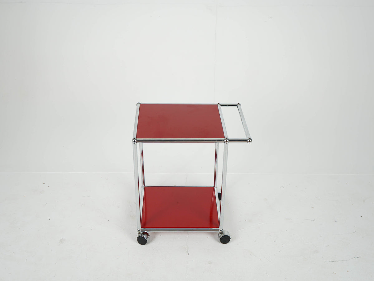 USM Haller Barwagen Rubinrot used