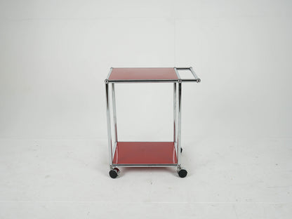 USM Haller Barwagen Rubinrot used