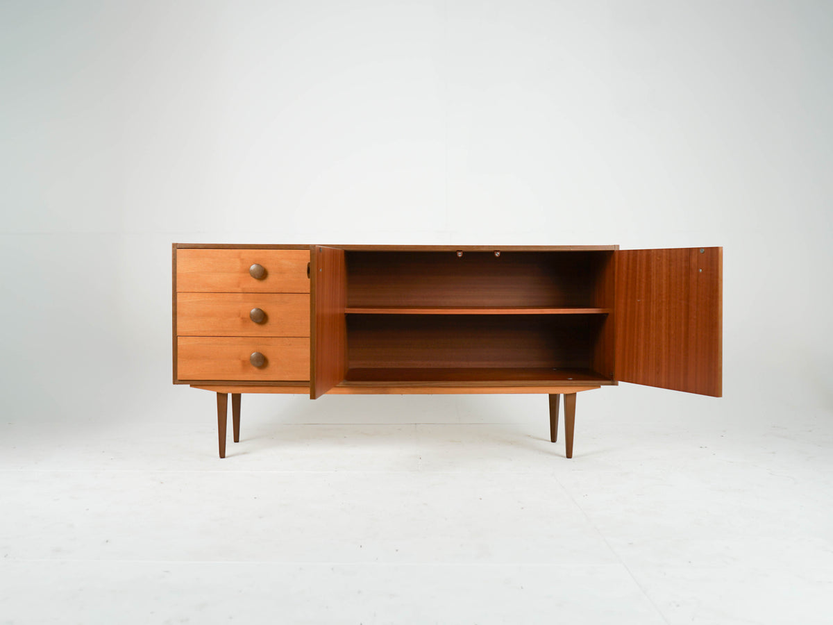 Teak Sideboard Schrank Bar Vintage 60er Mid Century