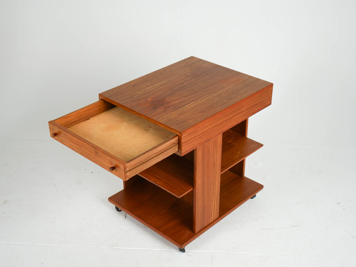 Vintage Teak Couchtisch Beistelltisch Anrichte Mid Century