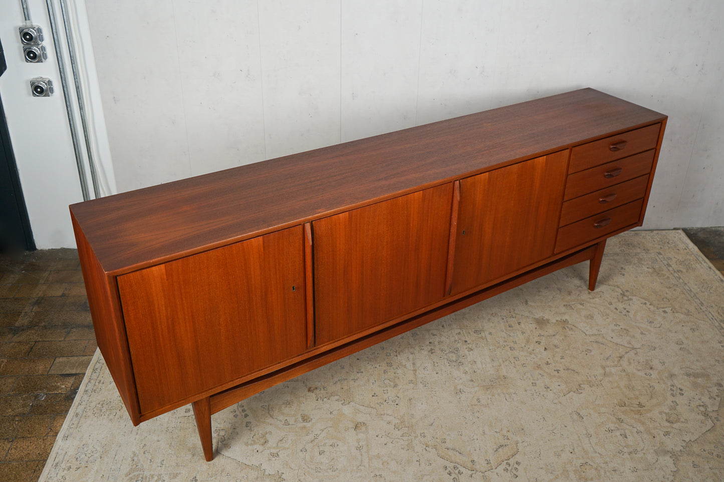 Teak Sideboard von Heinrich Althoff Vintage 60er Mid Century