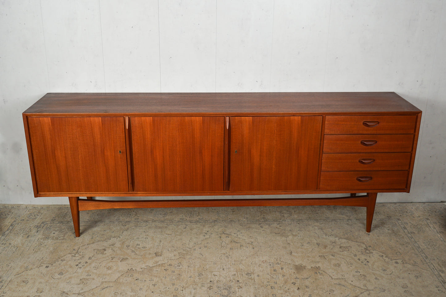 Teak Sideboard von Heinrich Althoff Vintage 60er Mid Century