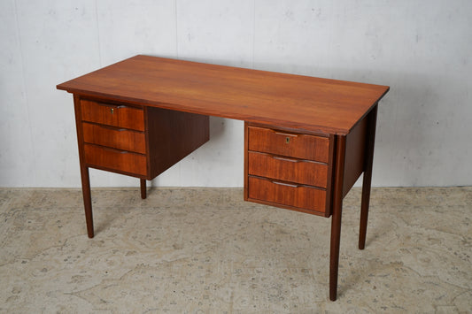 Teak Schreibtisch Desk Tisch Dänisch Vintage 60er Mid Century