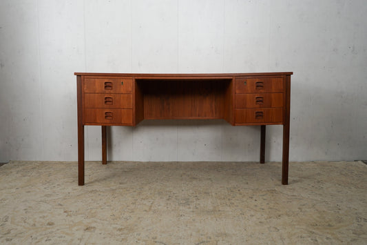 Teak Tisch Schreibtisch Desk Dänisch Vintage 60er Mid Century