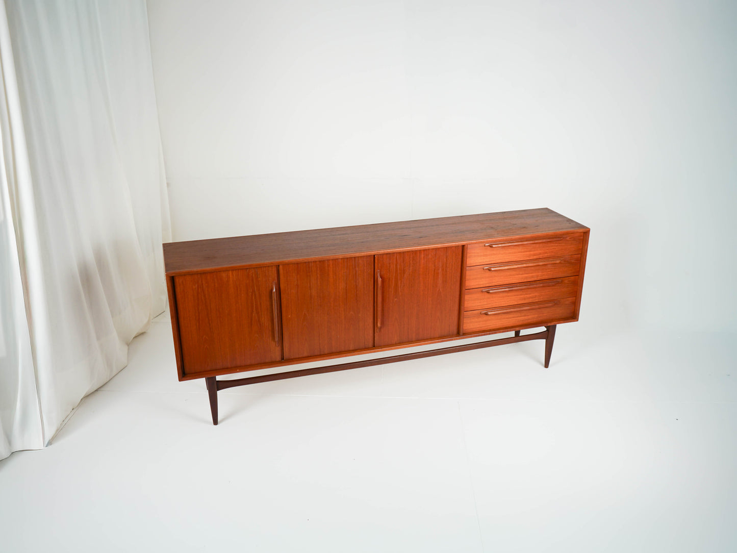 RT200 Teak Sideboard von Heinrich Riestenpatt Vintage Mid Century
