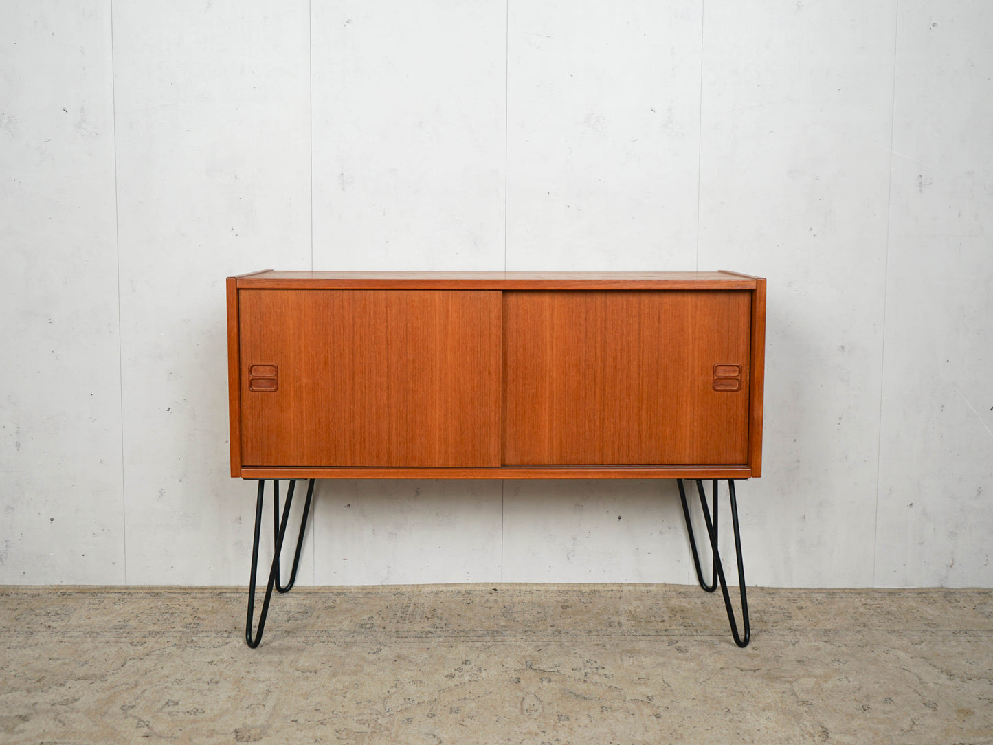 Teak Sideboard Kommode Anrichte Dänisch Vintage 60er Mid Century