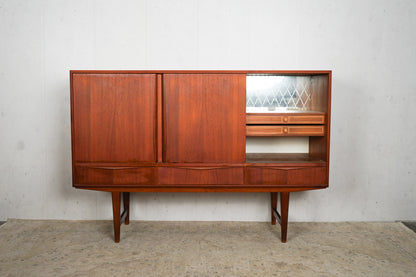 Teak Highboard Sideboard Dänisch Vintage 60er Mid Century