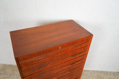 Teak Kommode Tallboy Retro Dänisch Vintage 60er Mid Century