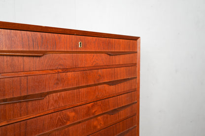 Teak Kommode Tallboy Retro Dänisch Vintage 60er Mid Century