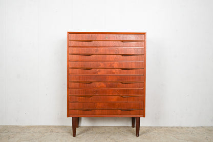 Teak Kommode Tallboy Retro Dänisch Vintage 60er Mid Century