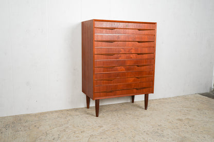 Teak Kommode Tallboy Retro Dänisch Vintage 60er Mid Century