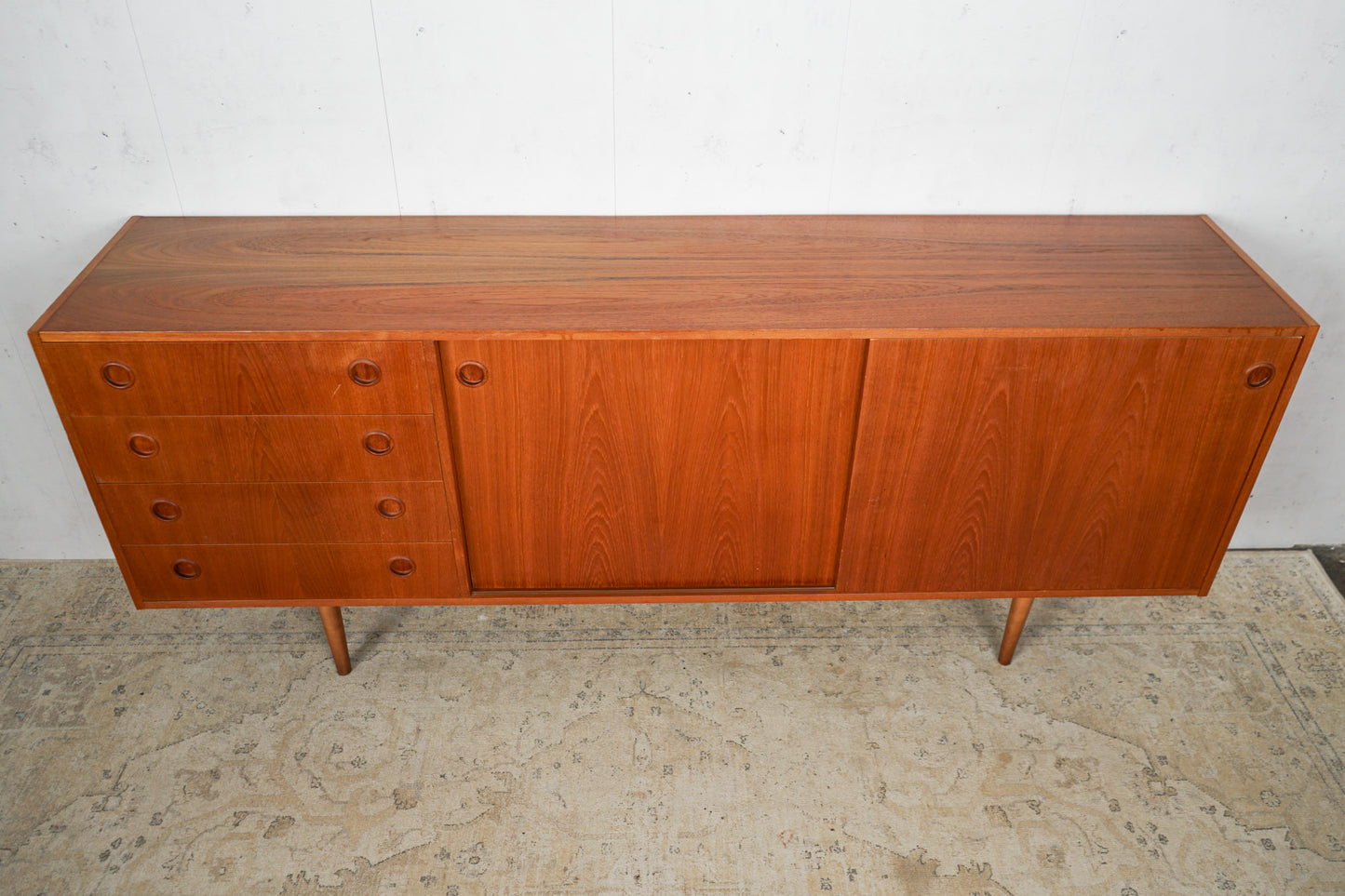 Teak Sideboard Anrichte Dänisch Vintage 60er Mid Century