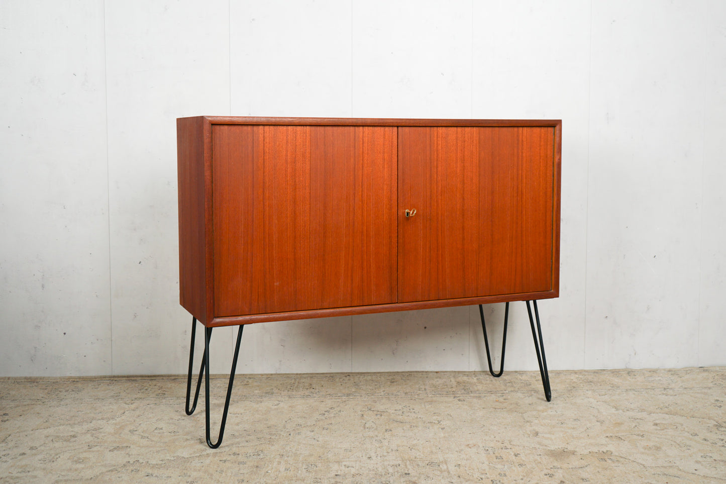 Teak Sideboard Kommode Anrichte Vintage 60er Mid Century