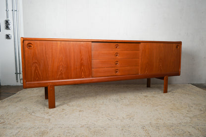 Mid Century Teak Sideboard von H.W. Klein für Bramin