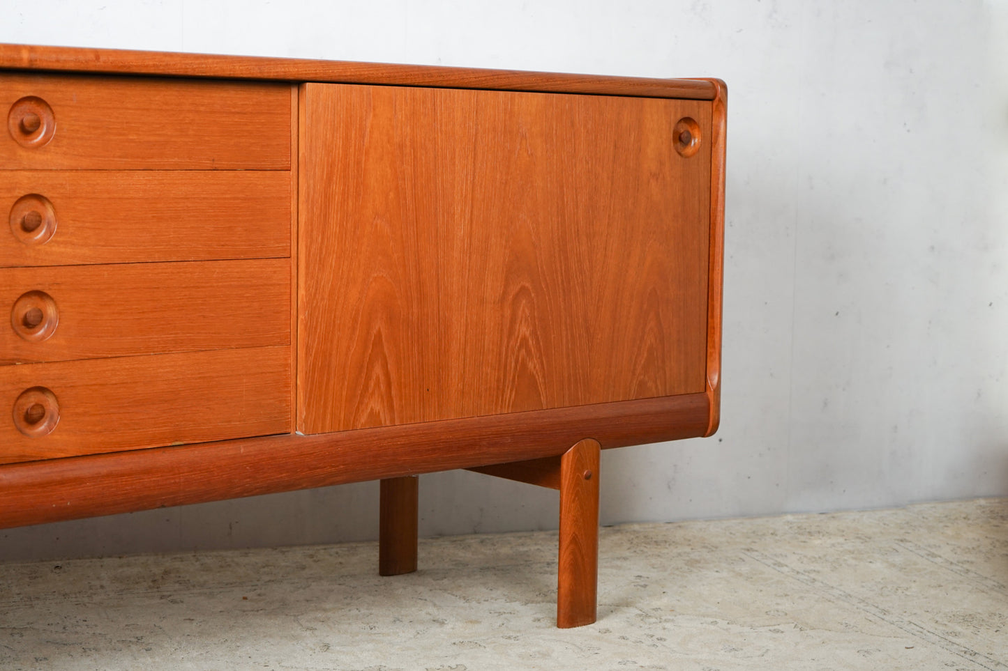 Mid Century Teak Sideboard von H.W. Klein für Bramin