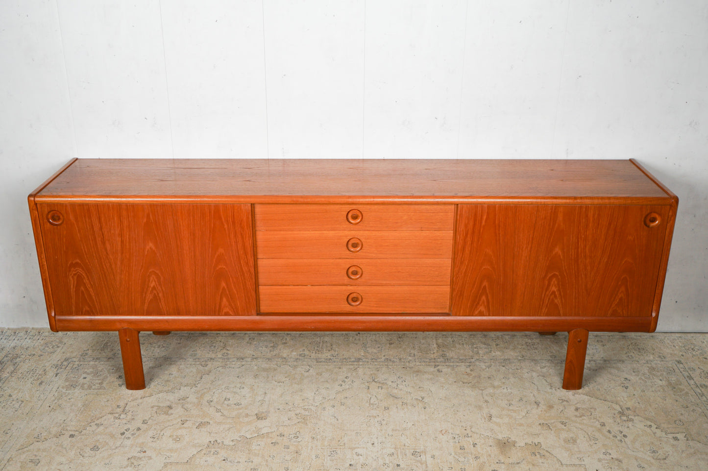 Mid Century Teak Sideboard von H.W. Klein für Bramin