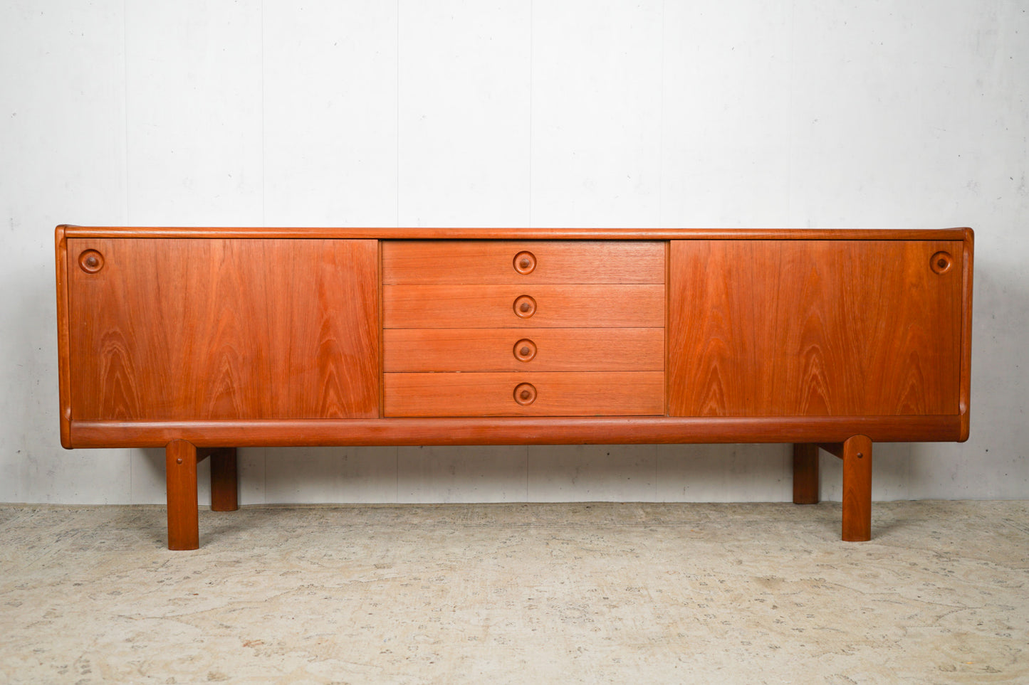 Mid Century Teak Sideboard von H.W. Klein für Bramin