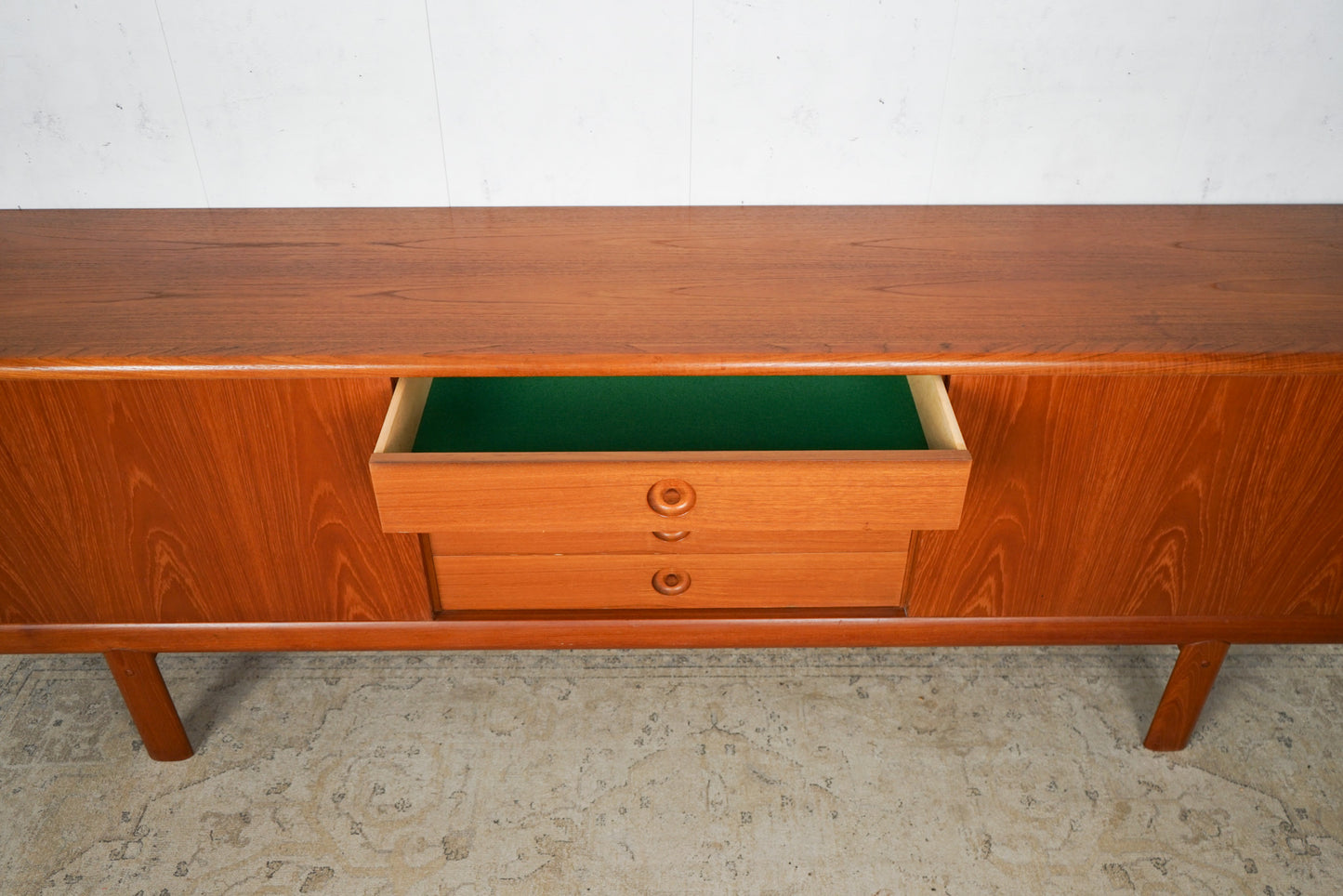 Mid Century Teak Sideboard von H.W. Klein für Bramin