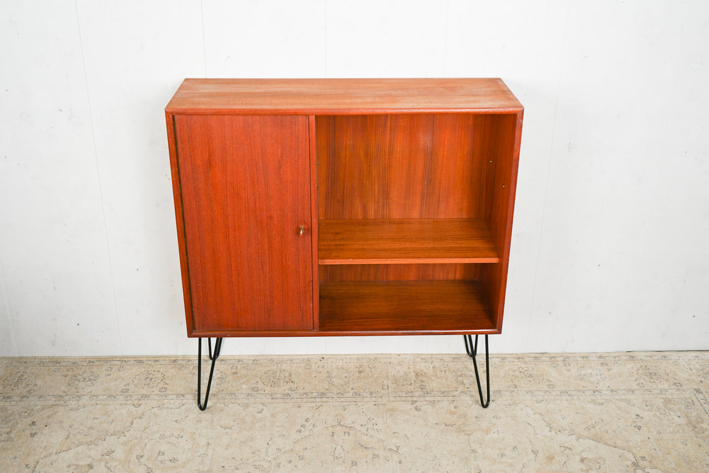 Teak Regal Bücherregal Vintage 60er Mid Century Retro Dänisch