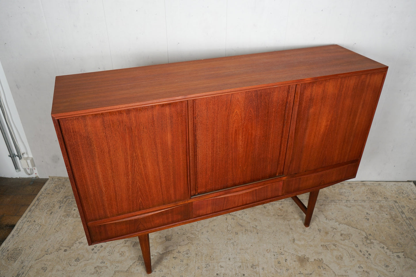 Teak Highboard Sideboard Dänisch Vintage 60er Mid Century