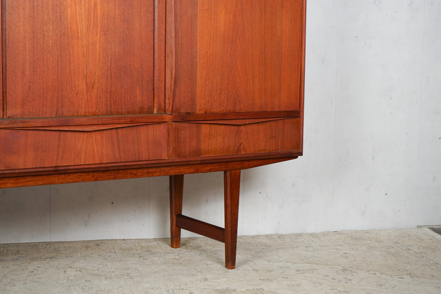 Teak Highboard Sideboard Dänisch Vintage 60er Mid Century