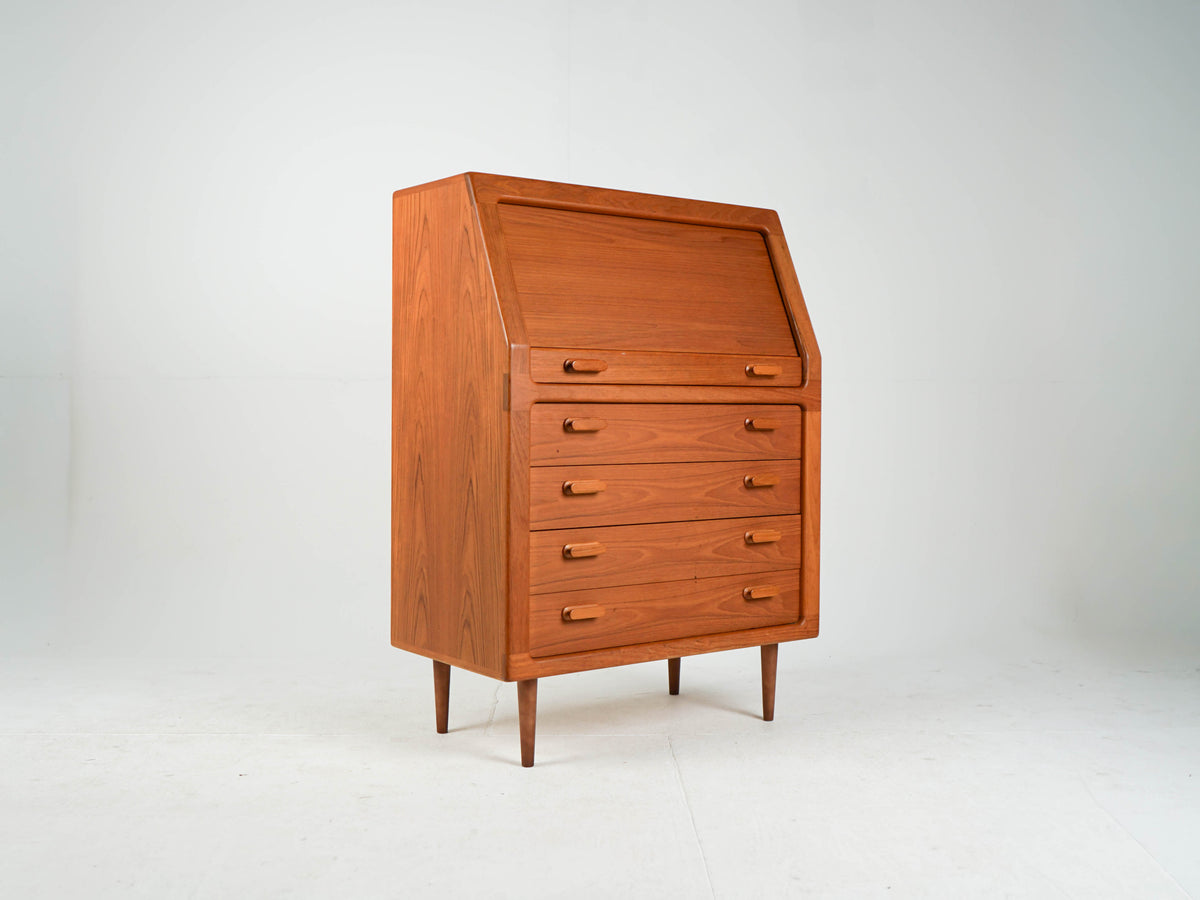 Vintage Teak Sekretär Schreibtisch Dyrlund Mid Century