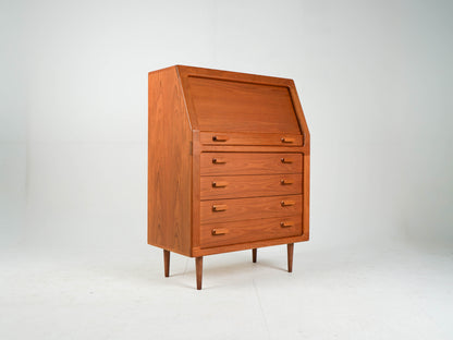 Vintage Teak Sekretär Schreibtisch Dyrlund Mid Century