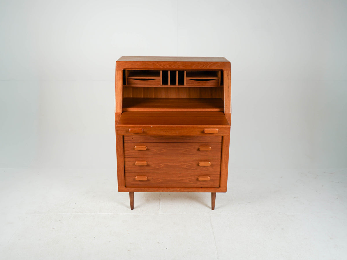 Vintage Teak Sekretär Schreibtisch Dyrlund Mid Century