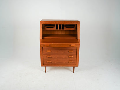 Vintage Teak Sekretär Schreibtisch Dyrlund Mid Century