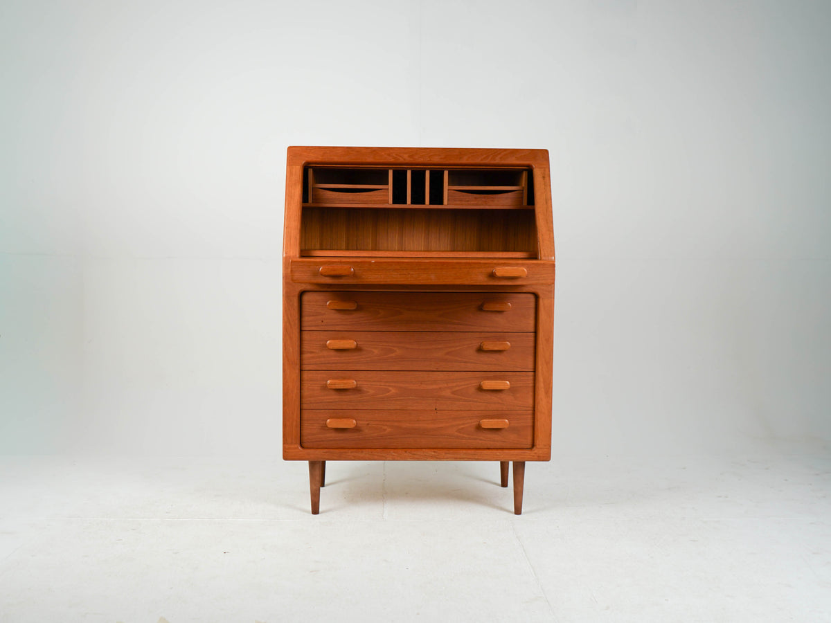 Vintage Teak Sekretär Schreibtisch Dyrlund Mid Century