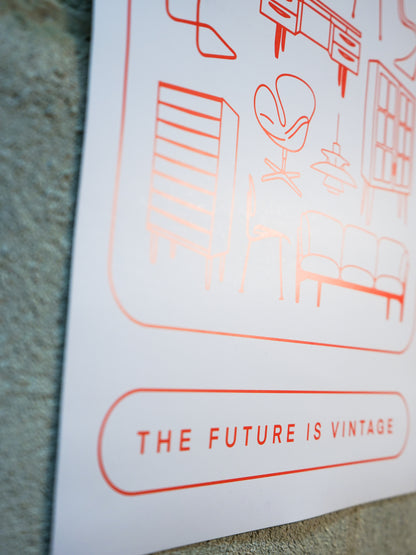 "The Future is Vintage" - Art Print No. 2